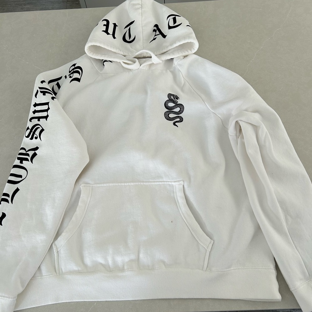 Taylor Swift official Reputation White Hoodie - Picture 3 of 6